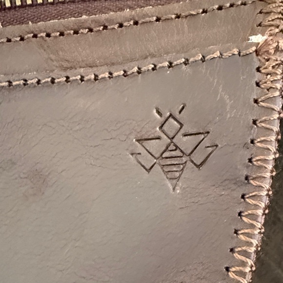 Lyons Leather Biggie Bee Espresso Brown Crossbody Bag belt bag original strap - Picture 3 of 8